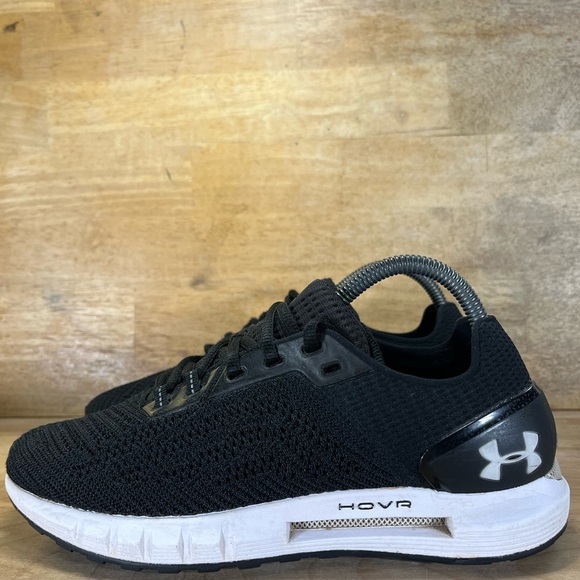 Under Armour HOVR Sonic 2 Womens Size 9 (Mens 7.5) Running Shoes Sneakers Black - Picture 4 of 12